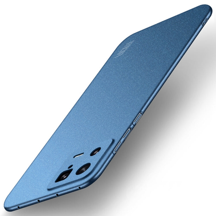 For Xiaomi 13 MOFI Fandun Series Frosted Ultra-thin PC Hard Phone Case(Blue) - Xiaomi Cases by MOFI | Online Shopping UK | buy2fix