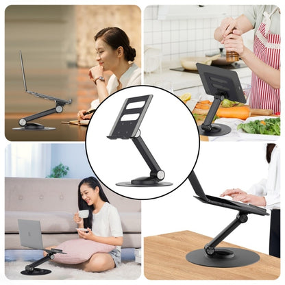 P4 360 Degrees Rotating Aluminum Metal Riser Tablet Laptop PC Stand Holder -  by buy2fix | Online Shopping UK | buy2fix