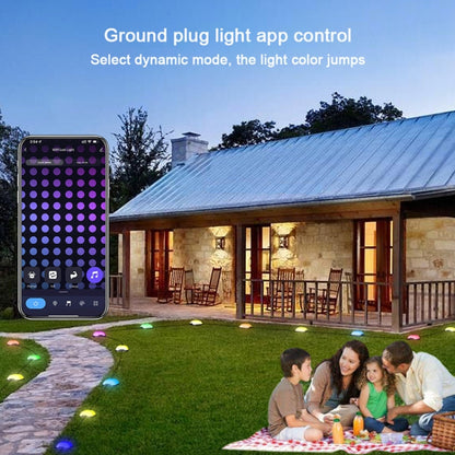 CP01 Outdoor WIFI Smart APP Control Garden Lamp Music Sync Outdoor Ground Lights(EU Plug) - Buried Lights by buy2fix | Online Shopping UK | buy2fix