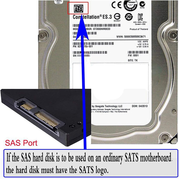 JUNSUNMAY SAS 22 Pin to 7 Pin + 15 Pin SATA Hard Disk Drive Raid Adapter - eSATA & SATA & IDE by JUNSUNMAY | Online Shopping UK | buy2fix