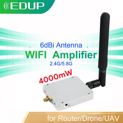 EDUP EP-AB015 4W 2.4GHz/5.8GHz Dual Band Wireless Signal Booster WiFi Amplifier - Broadband Amplifiers by EDUP | Online Shopping UK | buy2fix