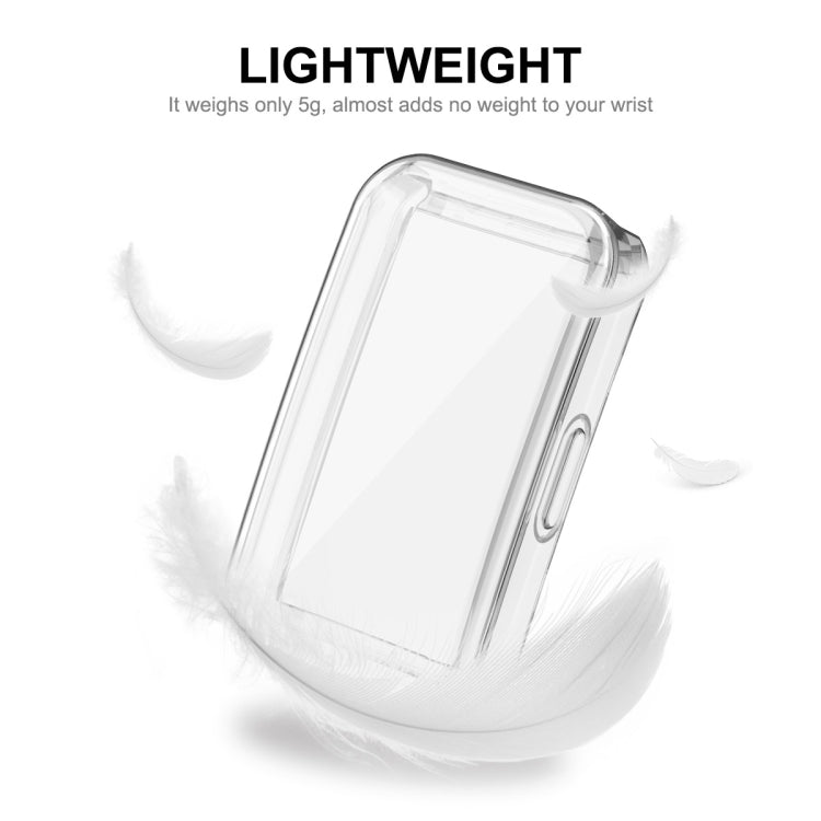 For Huawei Band 8 / 9 ENKAY Hat-Prince Full Coverage Transparent Soft TPU Watch Case with Screen Protection - Watch Cases by ENKAY | Online Shopping UK | buy2fix