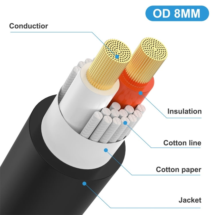 JUNSUNMAY Speakon Male to 6.35mm Male Audio Speaker Adapter Cable with Snap Lock, Length:50FT - Microphone Audio Cable & Connector by JUNSUNMAY | Online Shopping UK | buy2fix