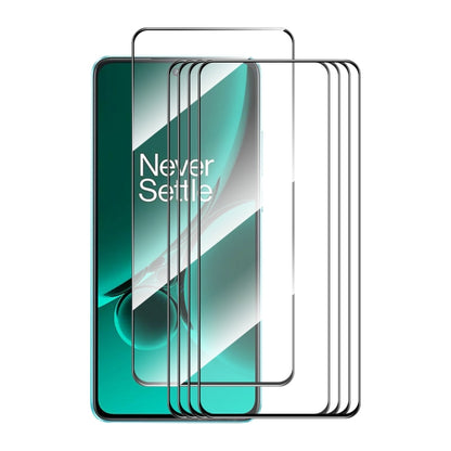 For OnePlus Nord CE3 5pcs ENKAY Full Glue High Aluminum-silicon Tempered Glass Film - OnePlus Tempered Glass by ENKAY | Online Shopping UK | buy2fix