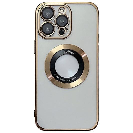 For iPhone 15 Pro Magsafe Electroplating TPU Phone Case(Golden) - iPhone 15 Pro Cases by buy2fix | Online Shopping UK | buy2fix