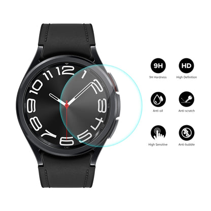 For Samsung Galaxy Watch6 Classic 43mm 10pcs ENKAY 0.2mm 9H Tempered Glass Screen Protector Watch Film - Screen Protector by ENKAY | Online Shopping UK | buy2fix