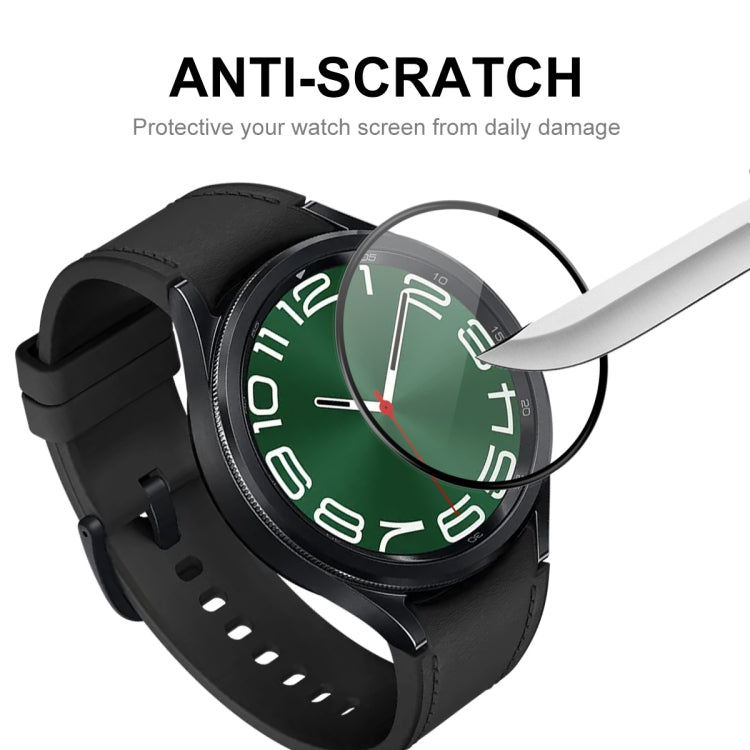 For Samsung Galaxy Watch6 Classic / Ultra 47mm 2pcs ENKAY 3D Full Coverage Soft PC Edge + PMMA HD Screen Protector Film - Screen Protector by ENKAY | Online Shopping UK | buy2fix