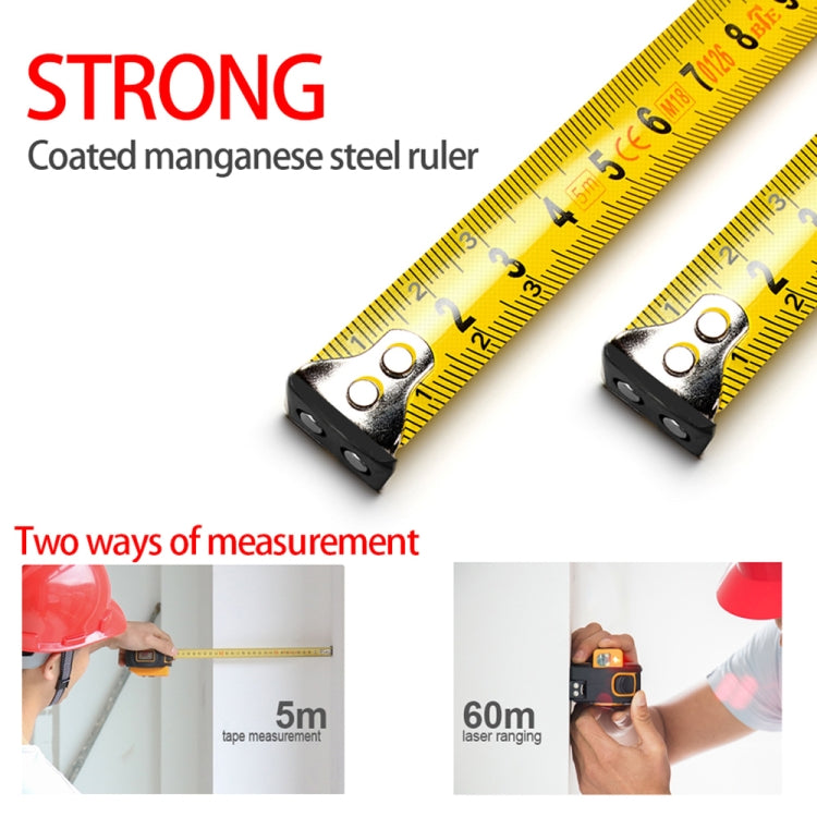 SNDWAY SW-TM40 40m Digital Range Finder Laser Distance Meter Tape Multi-function Self-Locking Hand Tool Device - Laser Rangefinder by SNDWAY | Online Shopping UK | buy2fix