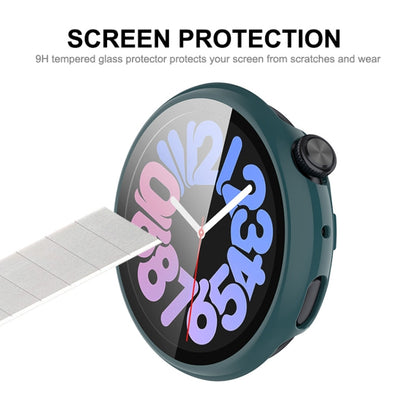 For vivo Watch 3 ENKAY Hat-Prince Full Coverage PC + Tempered Glass Film Integrated Watch Case(Ivory White) - Watch Case by ENKAY | Online Shopping UK | buy2fix