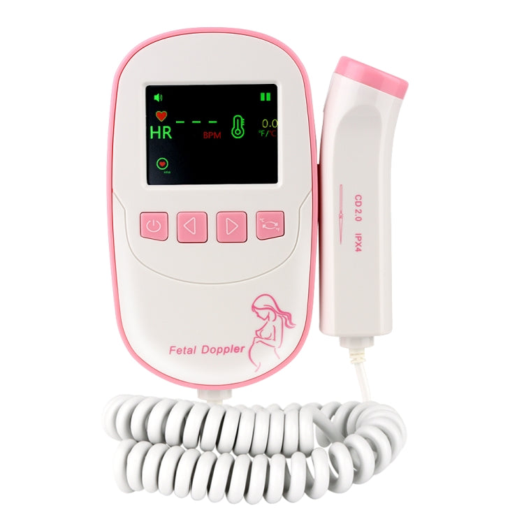 FD20P Fetal Doppler Ultrasound Baby Heartbeat Detector Monitor - Heart Rate Monitoring by buy2fix | Online Shopping UK | buy2fix