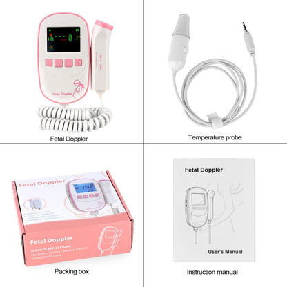 FD20P Fetal Doppler Ultrasound Baby Heartbeat Detector Monitor - Heart Rate Monitoring by buy2fix | Online Shopping UK | buy2fix