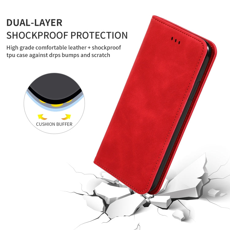 Retro Skin Feel Business Magnetic Horizontal Flip Leather Case for Xiaomi Mi 9T  / Mi 9T Pro / Redmi K20  /  K20 Pro(Red) - Xiaomi Cases by buy2fix | Online Shopping UK | buy2fix