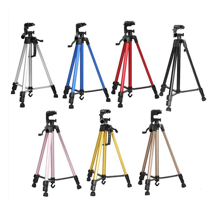 Portable Phone Live Selfie 3366 Tripod Stand DV SLR Camera Self-timer Full Light Bracket(Red) - Camera Accessories by INDEPMAN | Online Shopping UK | buy2fix