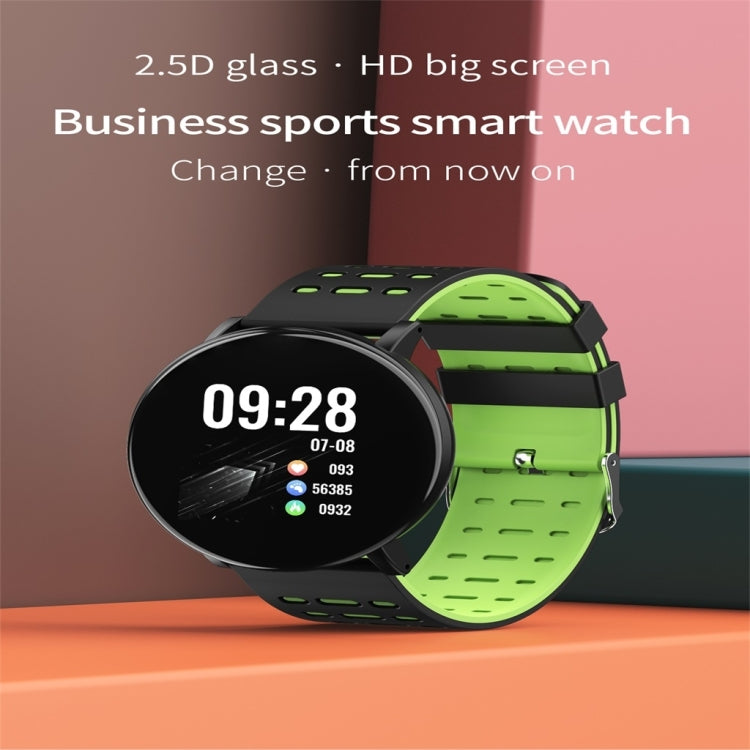 119plus 1.3inch IPS Color Screen Smart Watch IP68 Waterproof,Support Call Reminder /Heart Rate Monitoring/Blood Pressure Monitoring/Blood Oxygen Monitoring(Blue) - Smart Wear by buy2fix | Online Shopping UK | buy2fix