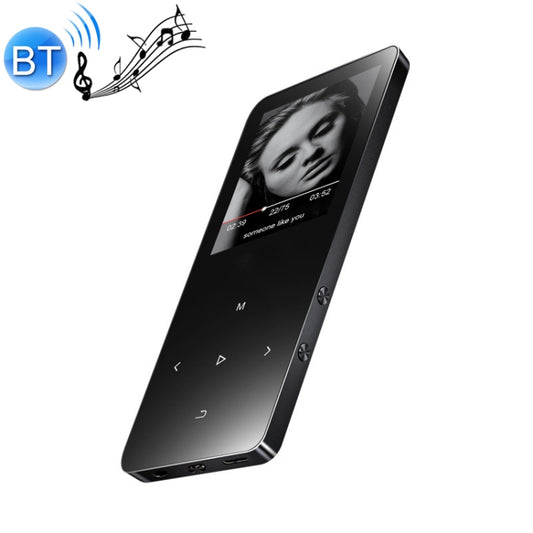 X2 1.8 inch Touch Screen Metal Bluetooth MP3 MP4 Hifi Sound Music Player 8GB(Black) - Consumer Electronics by buy2fix | Online Shopping UK | buy2fix