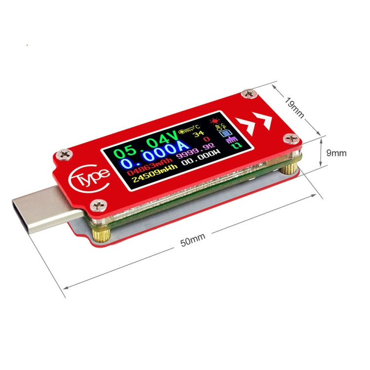 TC64 Color Ccreen PD Fast Charge Detection Type-C Voltage Current Meter Tester - Consumer Electronics by buy2fix | Online Shopping UK | buy2fix