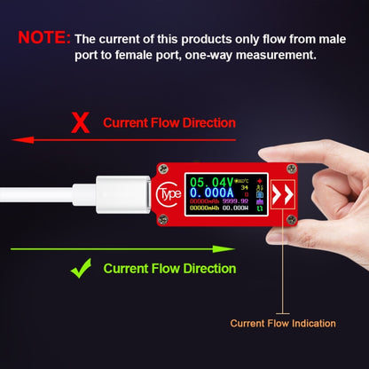 TC64 Color Ccreen PD Fast Charge Detection Type-C Voltage Current Meter Tester - Consumer Electronics by buy2fix | Online Shopping UK | buy2fix