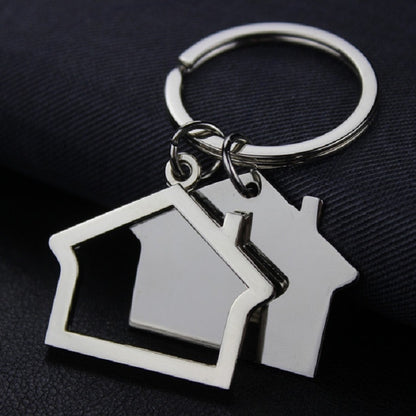 2 PCS Creative House Keychain Cottage Small Gift Pendant - In Car by buy2fix | Online Shopping UK | buy2fix