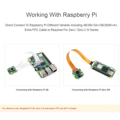 Waveshare For Raspberry Pi Camera Module 3, High Resolution, Auto-Focus 12MP, IMX708, 75° FOV, 23943 - Consumer Electronics by buy2fix | Online Shopping UK | buy2fix