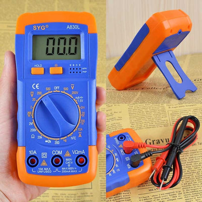 A830L Protection Luminous Multi-purpose Capacitance Meter Digital Multimeter - Consumer Electronics by buy2fix | Online Shopping UK | buy2fix