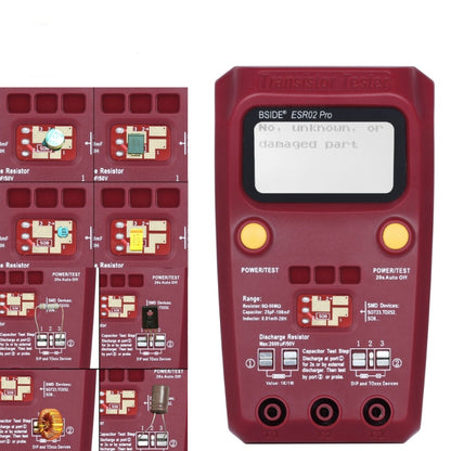 BSIDE ESR02 Pro Digital Transistor Test Table M328 Resistance Inductance Capacitance ESR Tester - Digital Multimeter by BSIDE | Online Shopping UK | buy2fix