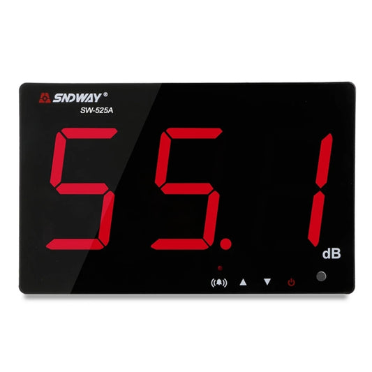 SNDWAY SW525A Wall-mounted 30-130dB Large Screen Digital Display Noise Decibel Monitoring Testers - Consumer Electronics by SNDWAY | Online Shopping UK | buy2fix