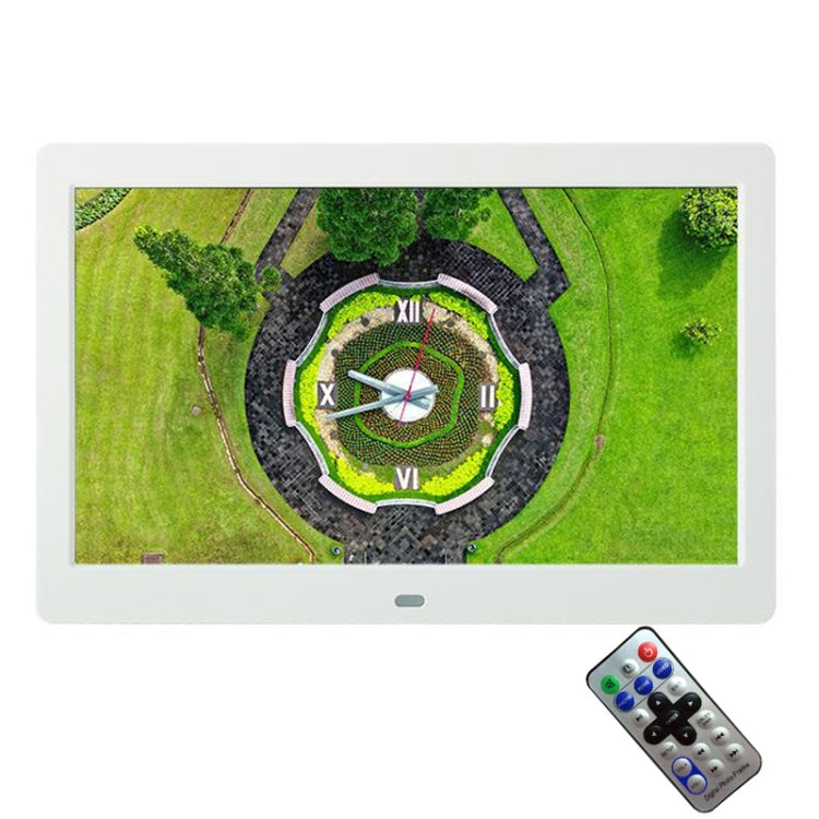 DPF-106 10.1 inch Digital Photo Frame LED Video Advertising Machine, Plug:UK Plug(White) - Consumer Electronics by buy2fix | Online Shopping UK | buy2fix