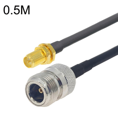 RP-SMA Female to N Female RG58 Coaxial Adapter Cable, Cable Length:1m - Connectors by buy2fix | Online Shopping UK | buy2fix