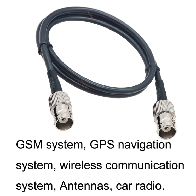 BNC Female To BNC Female RG58 Coaxial Adapter Cable, Cable Length:10m - Connectors by buy2fix | Online Shopping UK | buy2fix