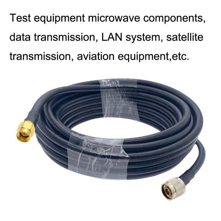 SMA Male to N Male RG58 Coaxial Adapter Cable, Cable Length:1.5m - Connectors by buy2fix | Online Shopping UK | buy2fix