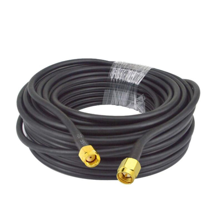 SMA Male To RP-SMA Male RG58 Coaxial Adapter Cable, Cable Length:5m - Connectors by buy2fix | Online Shopping UK | buy2fix