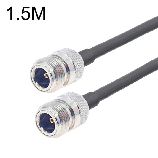 N Female To N Female RG58 Coaxial Adapter Cable, Cable Length:1.5m - Connectors by buy2fix | Online Shopping UK | buy2fix