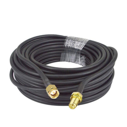 SMA Male To RP-SMA Female RG58 Coaxial Adapter Cable, Cable Length:0.5m - Connectors by buy2fix | Online Shopping UK | buy2fix