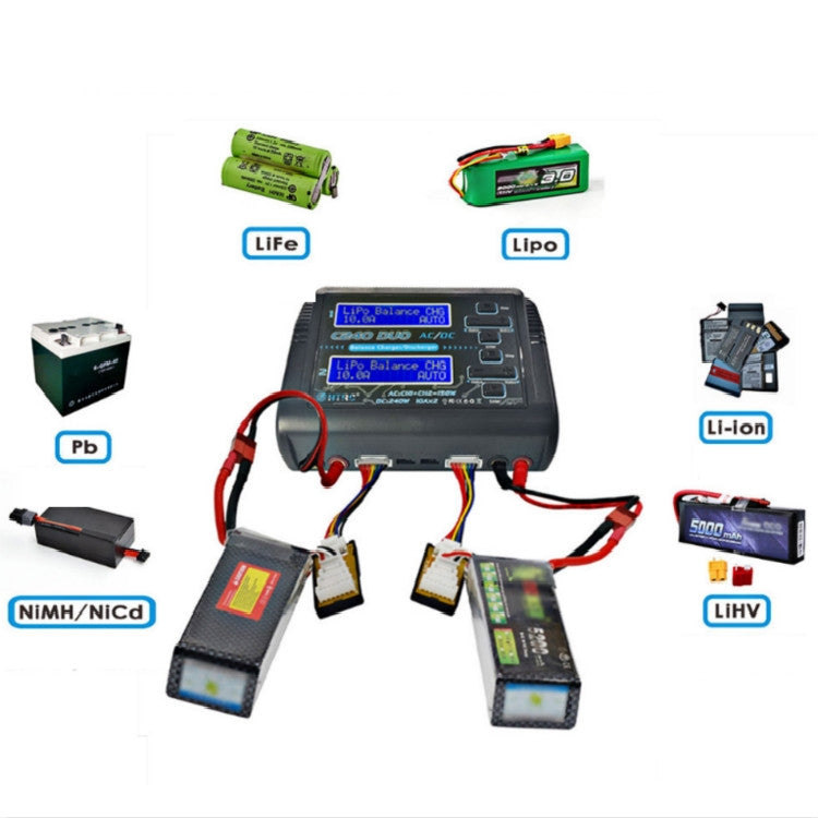 HTRC T240 Touch Balance Model Airplane Lithium Battery Charger Remote Control Car Toy B6 Charger, US Plug - Toys & Hobbies by HTRC | Online Shopping UK | buy2fix