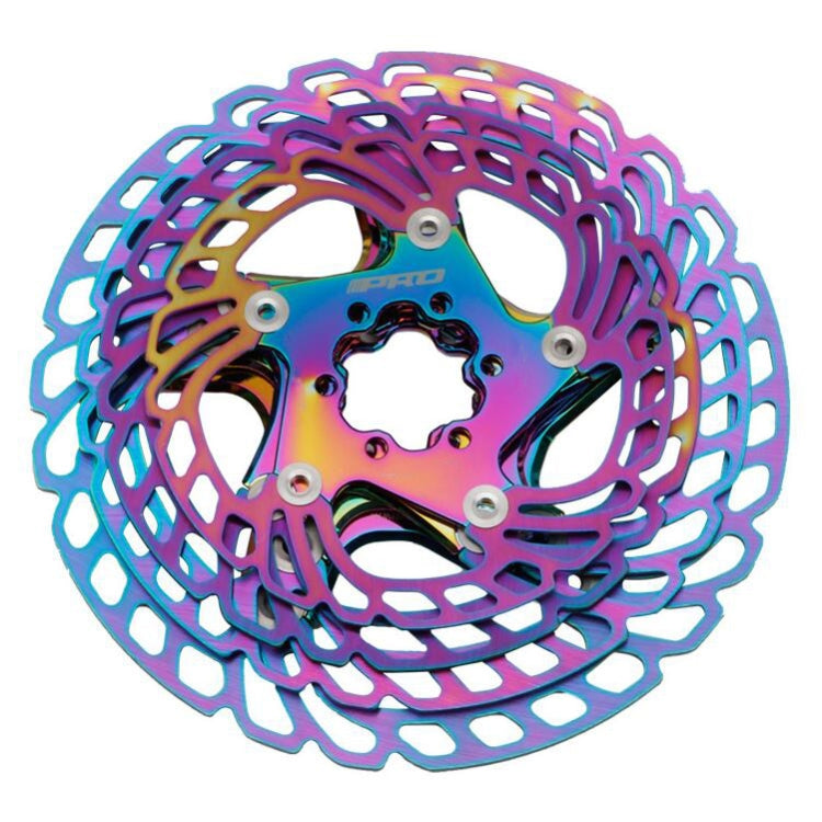 IIIPRO Floating Disc Road Mountain Bike Six Nail Disc Brake Disc, Size:203mm(Colorful) - Outdoor & Sports by IIIPRO | Online Shopping UK | buy2fix