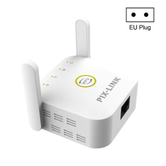 PIX-LINK WR22 300Mbps Wifi Wireless Signal Amplification Enhancement Extender, Plug Type:EU Plug(White) -  by PIX-LINK | Online Shopping UK | buy2fix
