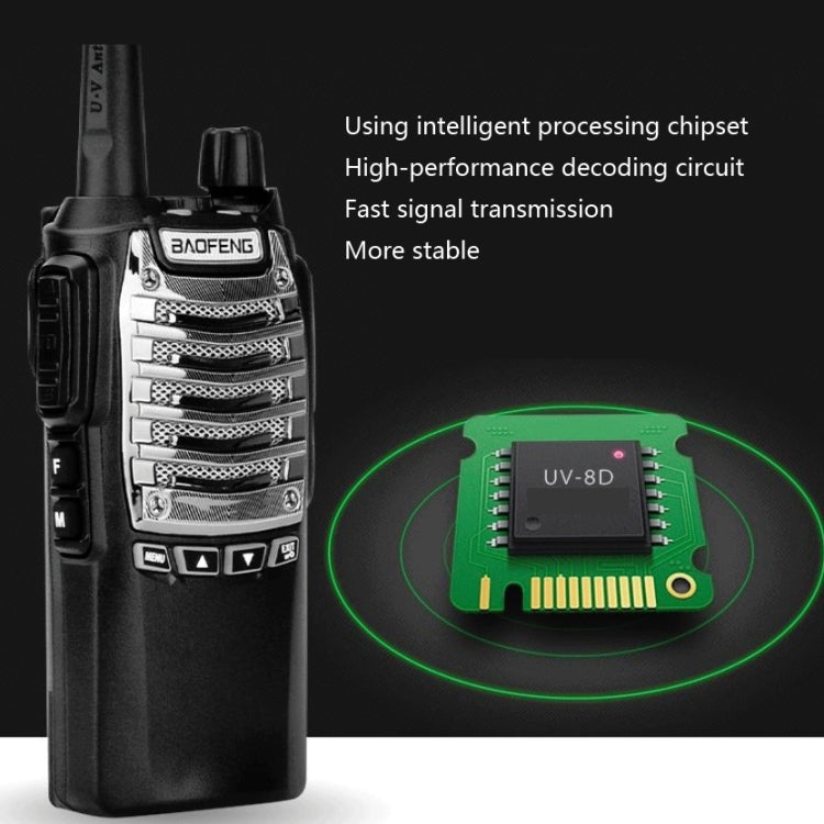 Baofeng UV-8D 8W High-power Dual-transmit Button Multifunctional Walkie-talkie, Plug Specifications:AU Plug - Consumer Electronics by Baofeng | Online Shopping UK | buy2fix