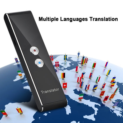 Portable Smart Voice Translator Upgrade Version for Learning Travel Business Meeting 3 in 1 voice Text Photo Language Translator(Black) - Consumer Electronics by buy2fix | Online Shopping UK | buy2fix
