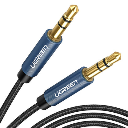 Ugreen AV112 Audio Cable 3.5mm Speaker Line Aux Cable, Length:5m(Blue) - Computer & Networking by Ugreen | Online Shopping UK | buy2fix