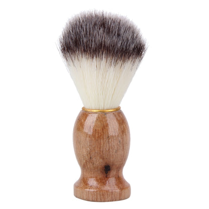 Wood Handle Hair Shaving Brush Facial Beard Cleaning Appliance Shave Salon Badger Hair Tool Razor Brush - Hair Trimmer by buy2fix | Online Shopping UK | buy2fix