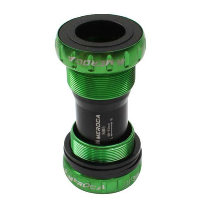 Meroca Mountain Bike Bottom Axle One Hollow Bb Bicycle Screw-In Bottom(Green) - Outdoor & Sports by buy2fix | Online Shopping UK | buy2fix