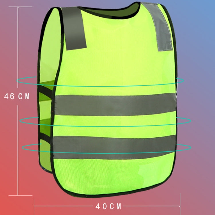 Safety Kids Reflective Stripes Clothing Children Reflective Vest(Orange) - Reflective Safety Clothing by buy2fix | Online Shopping UK | buy2fix