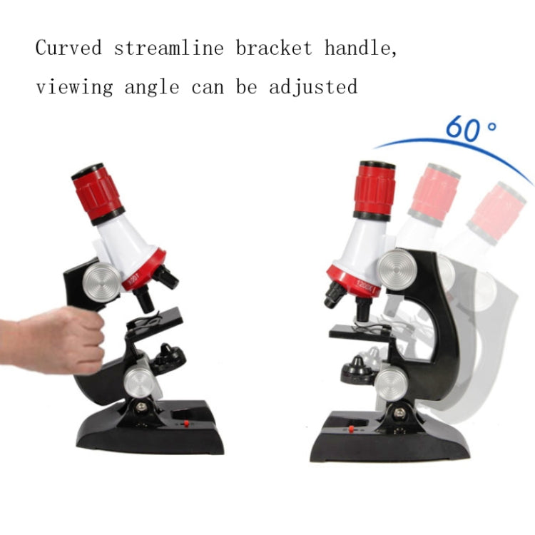 Children Microscope Set Simulation Science Experiment 1200 Times Science & Education Supplies - Consumer Electronics by buy2fix | Online Shopping UK | buy2fix