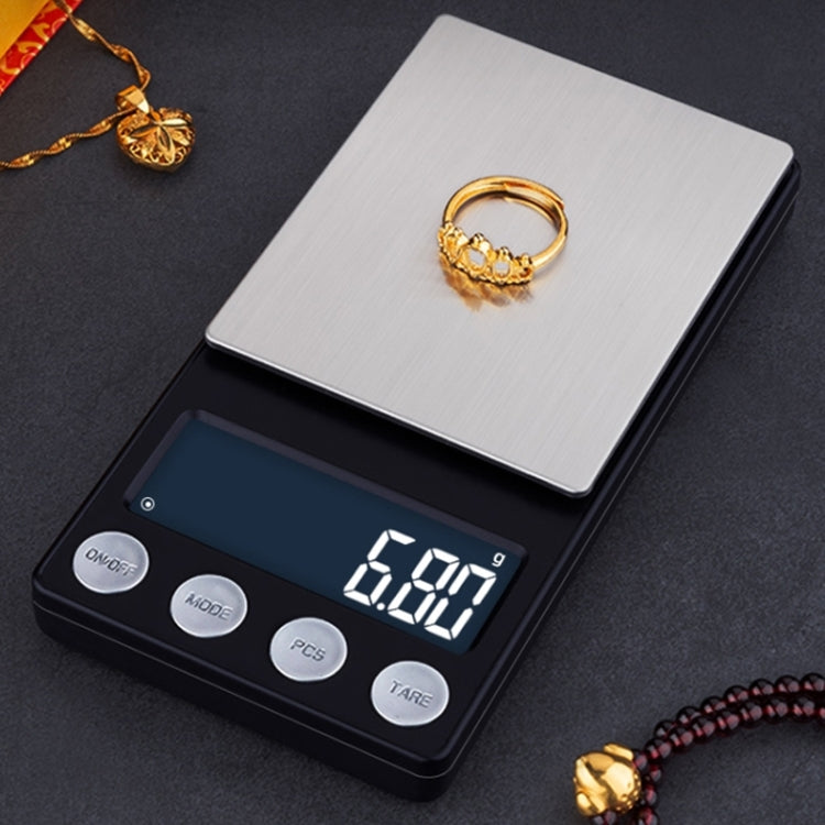 High-Precision Electronic Scale Mini Portable Jewellery Medicine Scale, Style:200g/0.01g - Jewelry Scales by buy2fix | Online Shopping UK | buy2fix