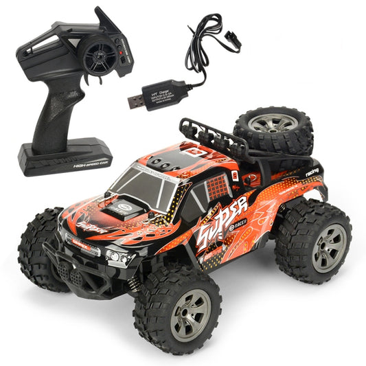MGRC Charging Remote Control Car 2.4G Wireless Remote Control Four-Way Cross-Country Climbing Car 1:18 Car Model( Orange) - RC Cars by MGRC | Online Shopping UK | buy2fix
