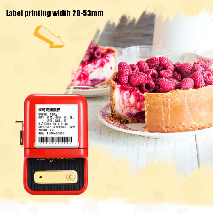 NIIMBOT B21 Small Production Date Marking Machine Baking Cake Bakery Price Labeling Machine, Specification: Standard + 5 Rolls Labels - Printer by NIIMBOT | Online Shopping UK | buy2fix