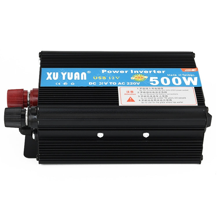 XUYUAN 500W Inverter Power Converter, Specification: 24V to 220V -  by XUYUAN | Online Shopping UK | buy2fix