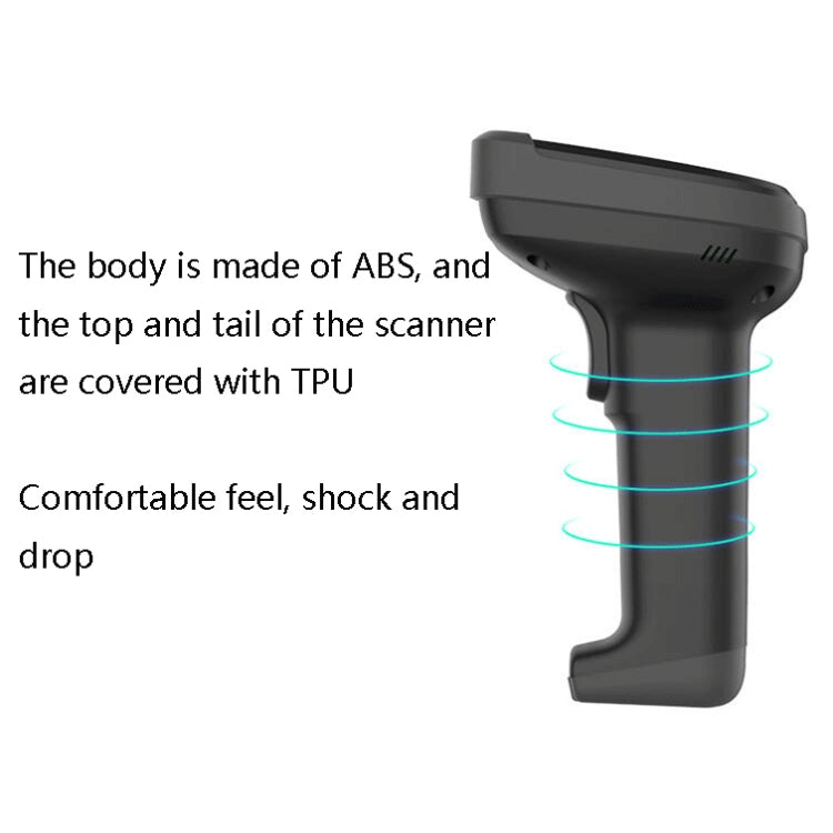 Deli 14952 Supermarket Cashier One-Dimensional QR Code Scanning Gun, Model: White Wireless - Barcode Scanner by Deli | Online Shopping UK | buy2fix