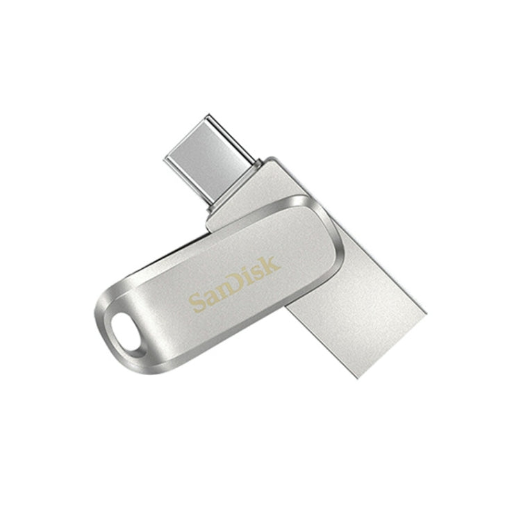 SanDisk Type-C + USB 3.1 Interface OTG High Speed Computer Phone U Disk, Colour: SDDDC4 Silver Metal Shell, Capacity: 128GB - USB Flash Drives by SanDisk | Online Shopping UK | buy2fix