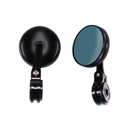 Motorcycle Modified Rearview Mirror CNC Handle Mirror Accessories(Black) - Side Mirrors by buy2fix | Online Shopping UK | buy2fix